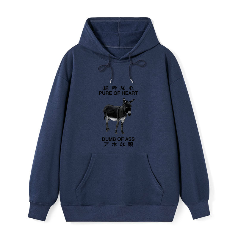 teskony Pure Of Heart Dumb Of Ass Classic Hoodie