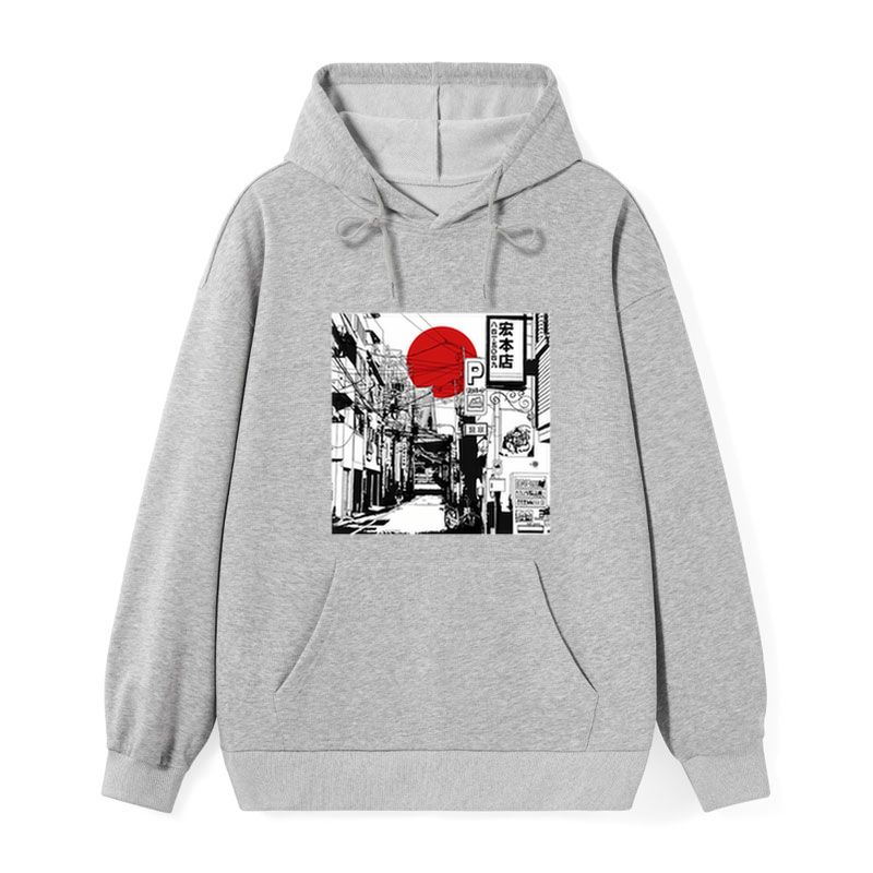 teskony Sunrise On The Street Classic Hoodie