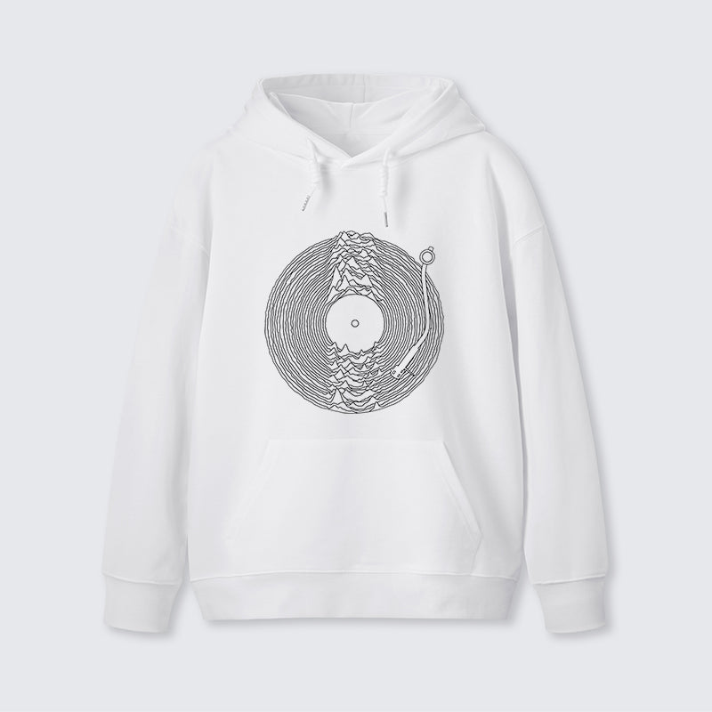 teskony Record Player Japanese Classic Hoodie
