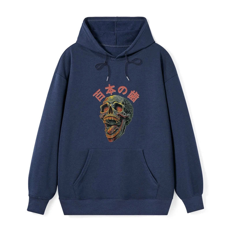 teskony Terrifying And Disgusting Skull Classic Hoodie