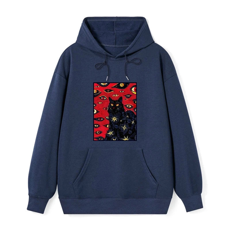 teskony Mysterious Cat Classic Hoodie