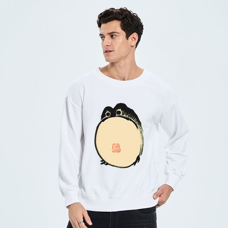 Tokyo-Tiger Grumpy Frog Japanese Sweatshirt