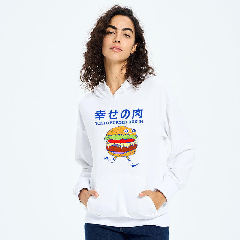 teskony Tokyo Burger Run Japanese Classic Hoodie
