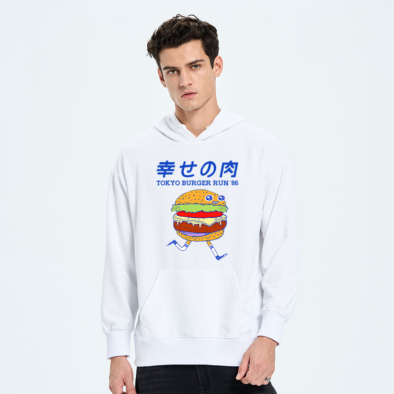 teskony Tokyo Burger Run Japanese Classic Hoodie