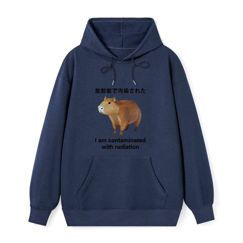 teskony Capybara Contaminated By Radiation Classic Hoodie