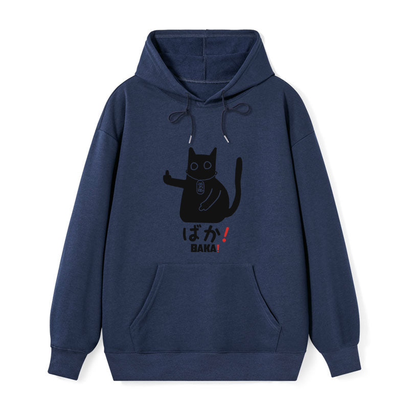 teskony Japanese Baka Cat Classic Hoodie