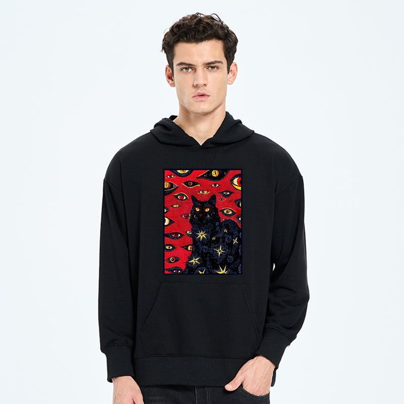 teskony Mysterious Cat Classic Hoodie