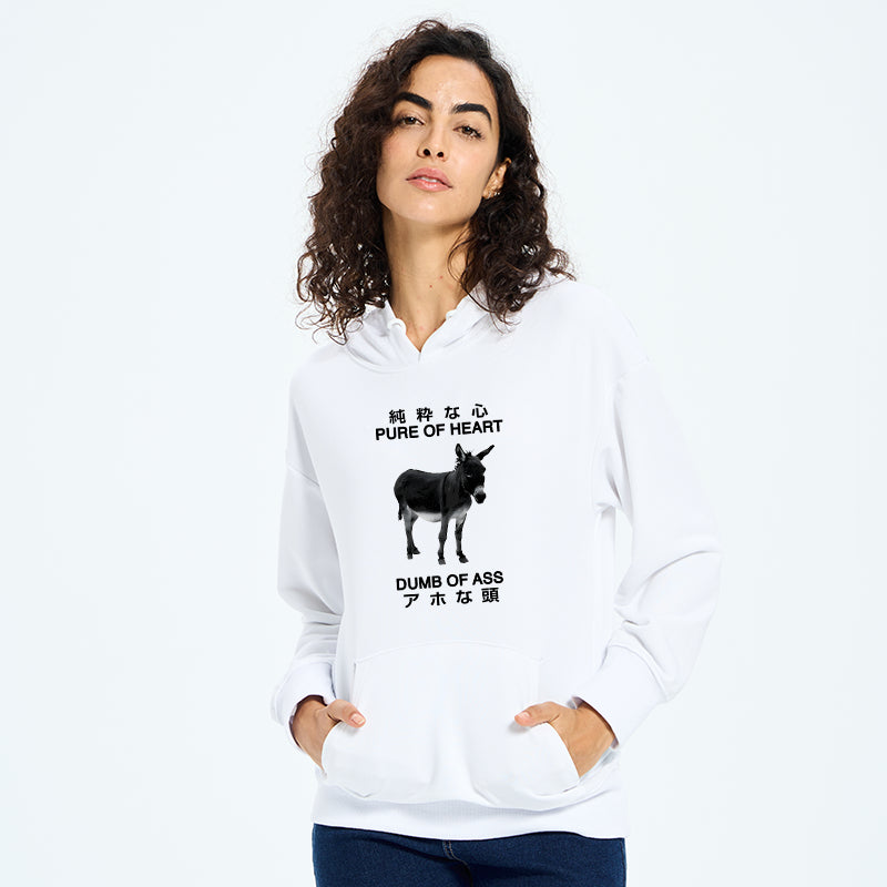teskony Pure Of Heart Dumb Of Ass Classic Hoodie