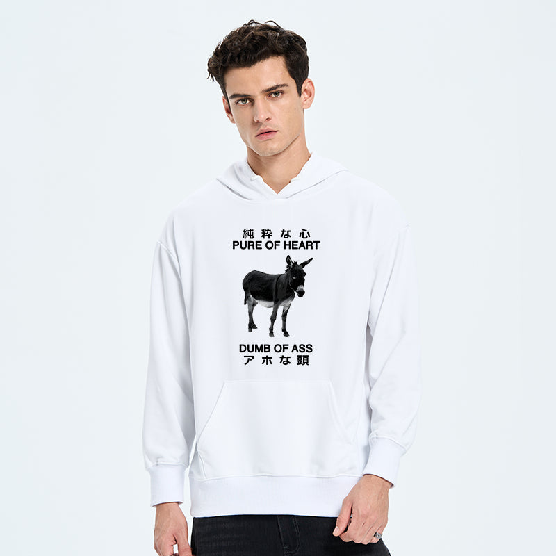 teskony Pure Of Heart Dumb Of Ass Classic Hoodie