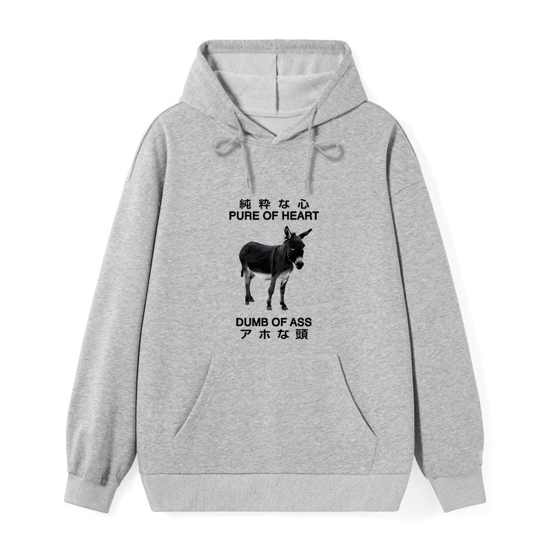 teskony Pure Of Heart Dumb Of Ass Classic Hoodie