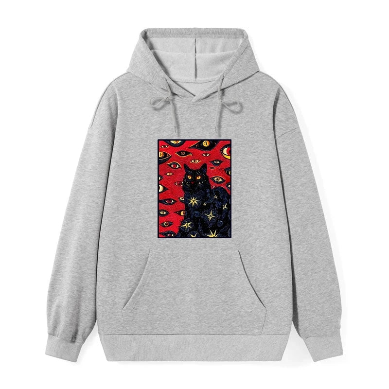teskony Mysterious Cat Classic Hoodie