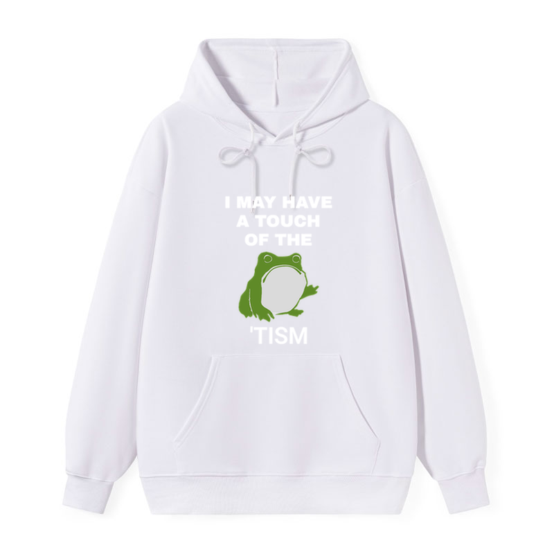 teskony Funny Frog Flipping The Bird Classic Hoodie