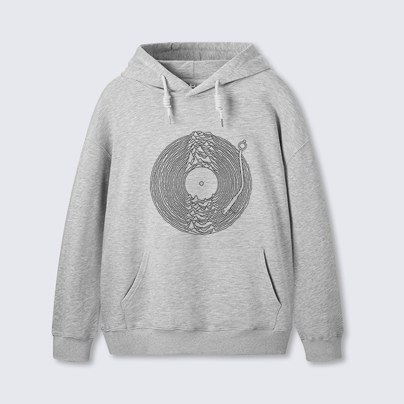 teskony Record Player Japanese Classic Hoodie