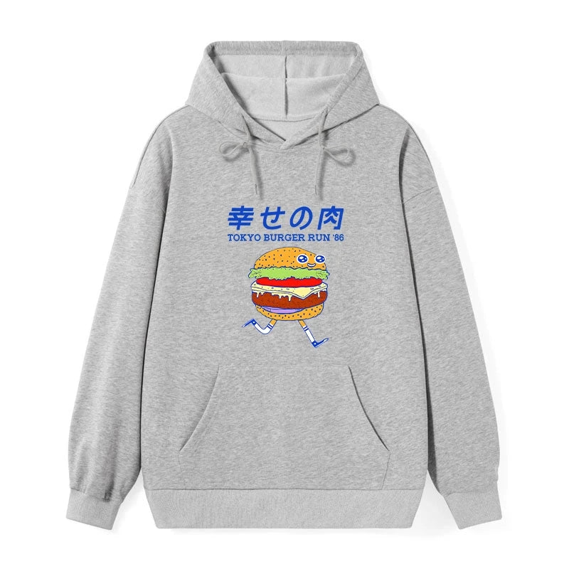 teskony Tokyo Burger Run Japanese Classic Hoodie