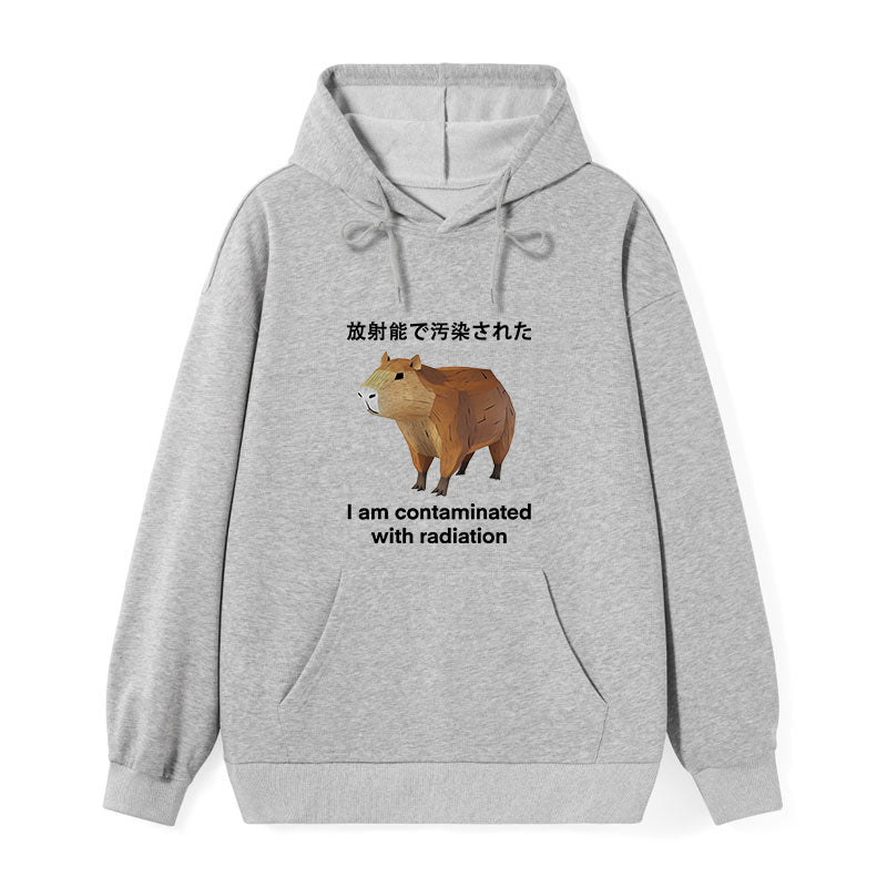 teskony Capybara Contaminated By Radiation Classic Hoodie