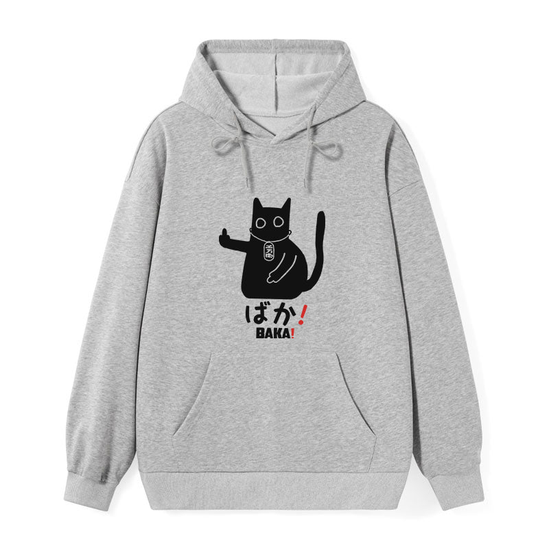 teskony Japanese Baka Cat Classic Hoodie