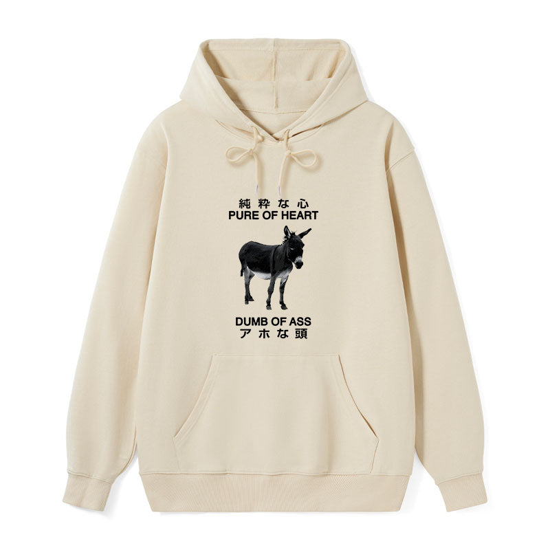 teskony Pure Of Heart Dumb Of Ass Classic Hoodie