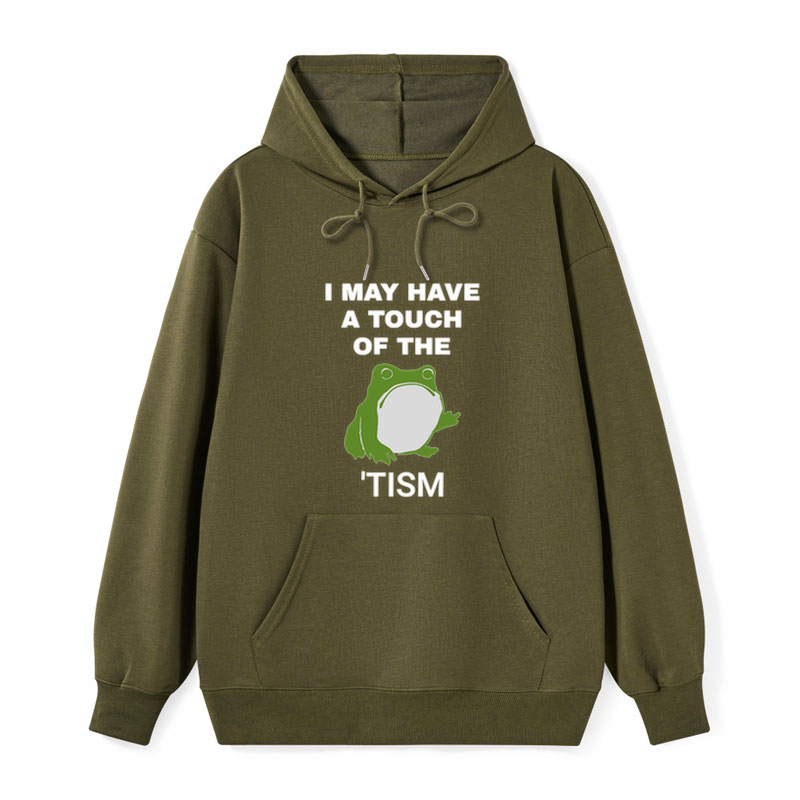 teskony Funny Frog Flipping The Bird Classic Hoodie