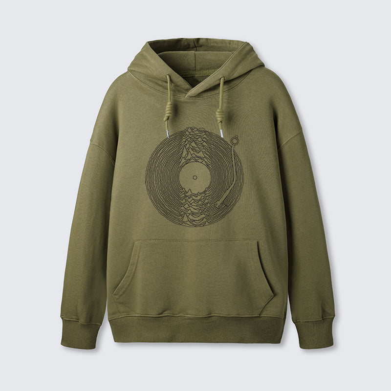 teskony Record Player Japanese Classic Hoodie