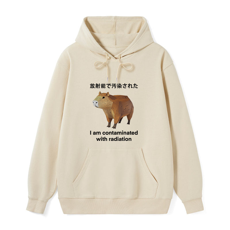 teskony Capybara Contaminated By Radiation Classic Hoodie