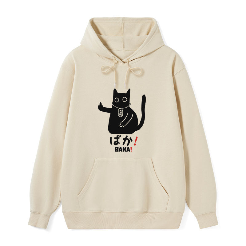 teskony Japanese Baka Cat Classic Hoodie