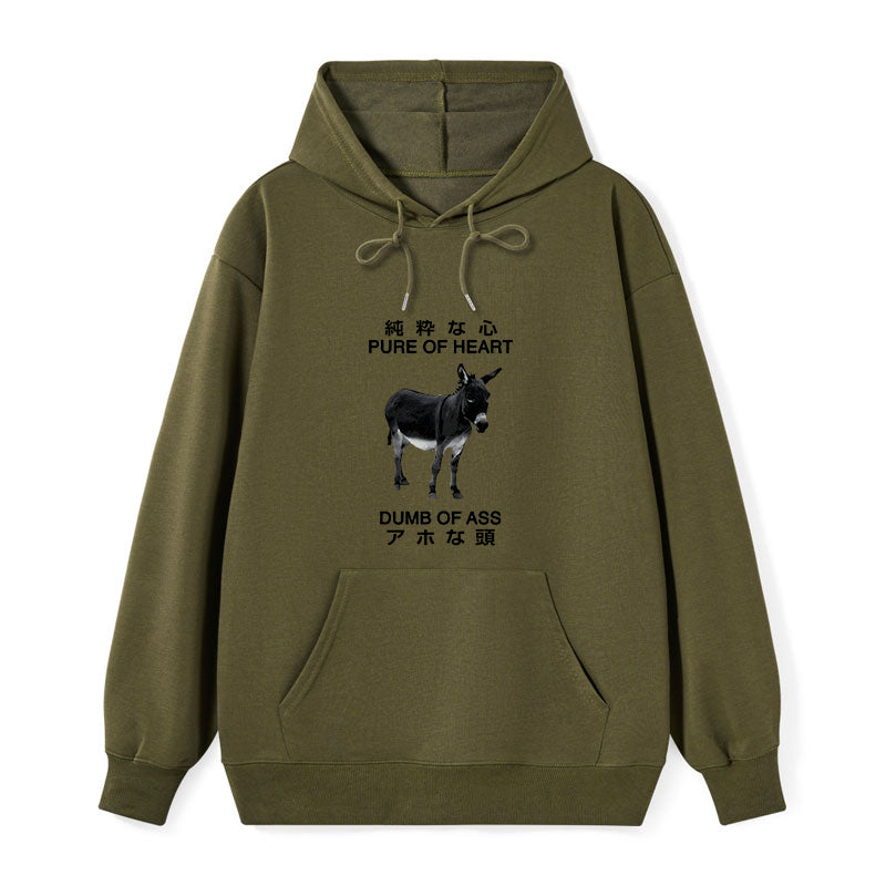 teskony Pure Of Heart Dumb Of Ass Classic Hoodie