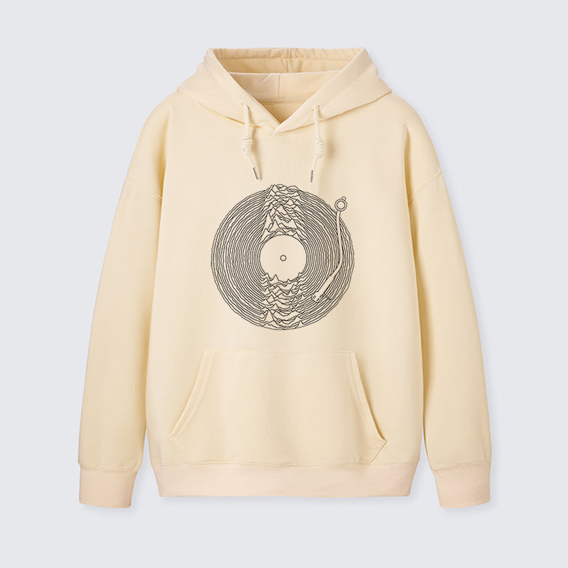 teskony Record Player Japanese Classic Hoodie
