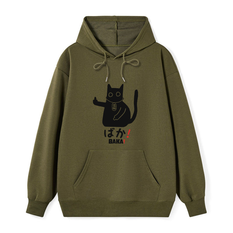 teskony Japanese Baka Cat Classic Hoodie