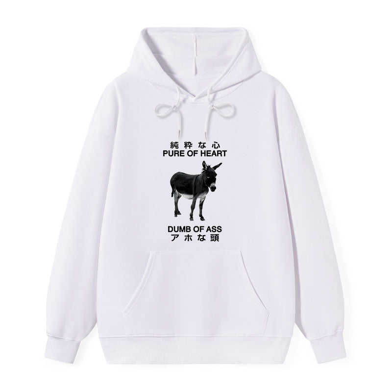 teskony Pure Of Heart Dumb Of Ass Classic Hoodie