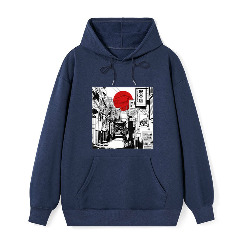 teskony Sunrise On The Street Classic Hoodie