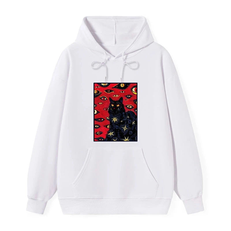 teskony Mysterious Cat Classic Hoodie