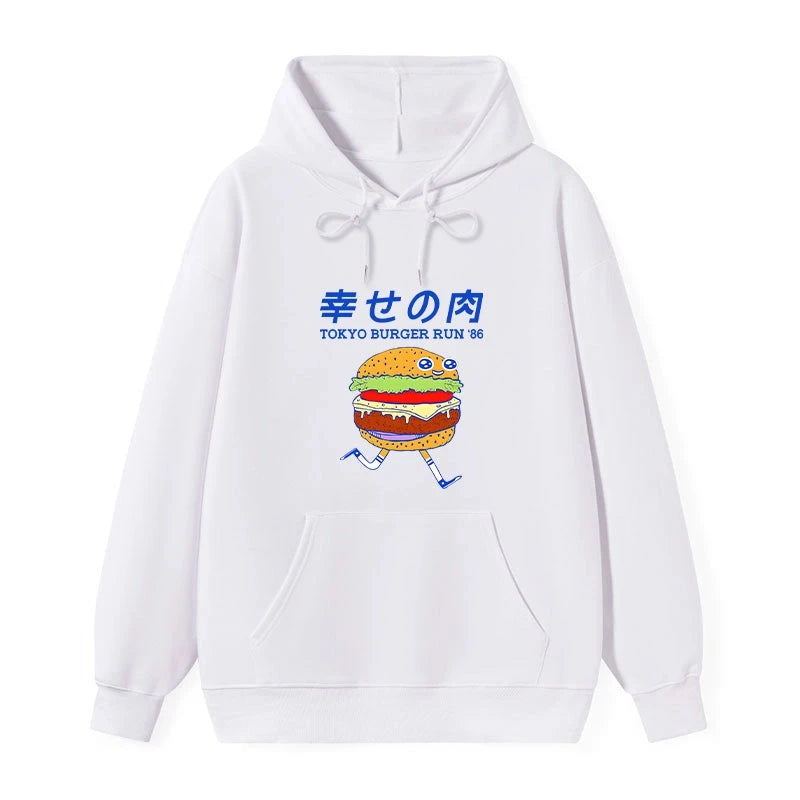 teskony Tokyo Burger Run Japanese Classic Hoodie