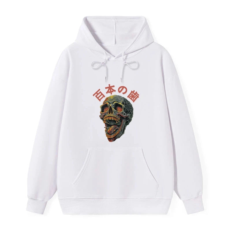 teskony Terrifying And Disgusting Skull Classic Hoodie