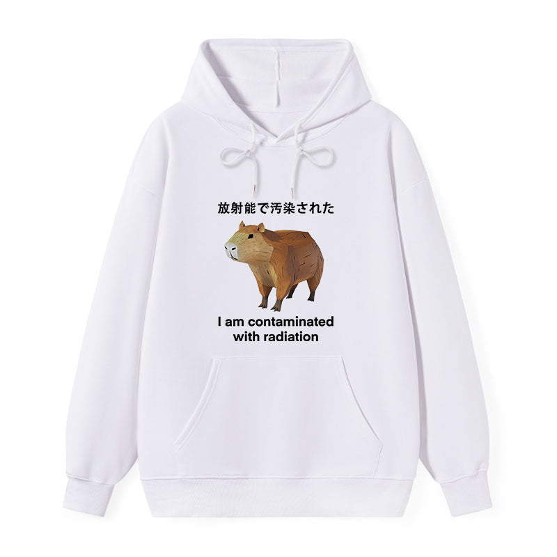 teskony Capybara Contaminated By Radiation Classic Hoodie