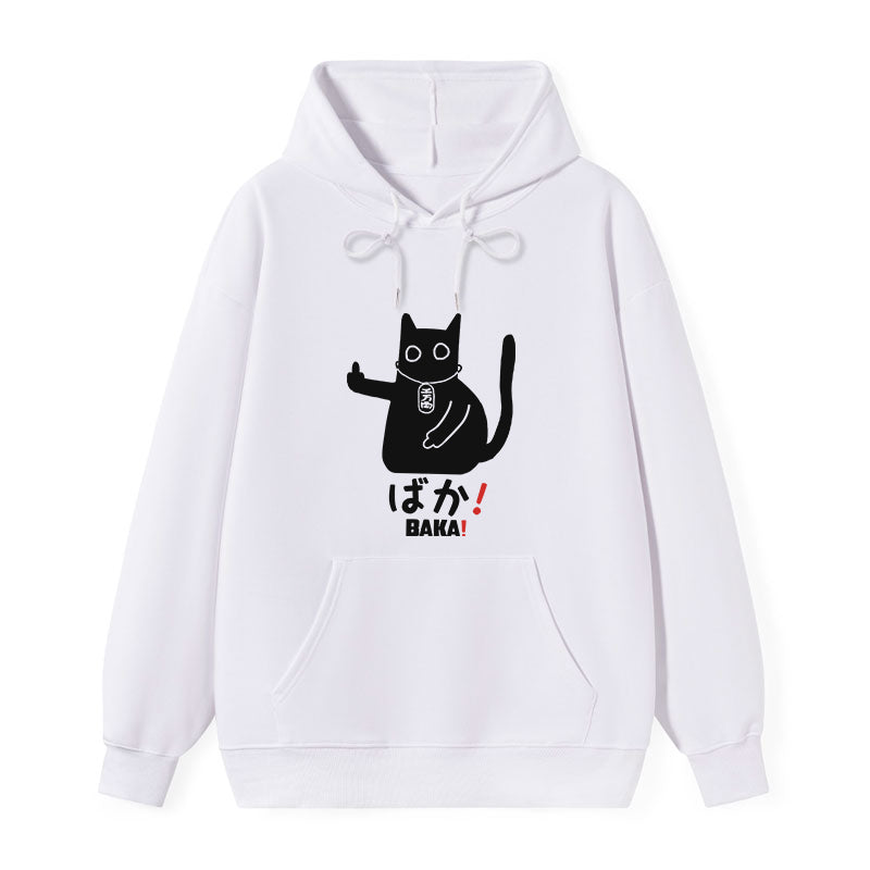 teskony Japanese Baka Cat Classic Hoodie
