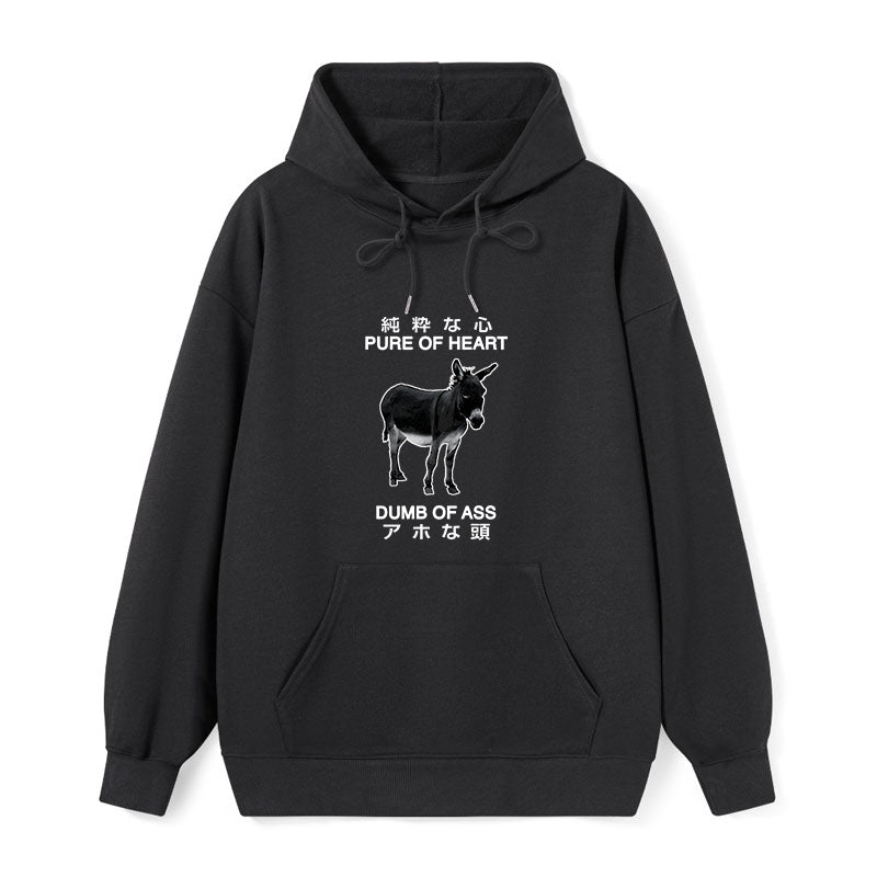 teskony Pure Of Heart Dumb Of Ass Classic Hoodie