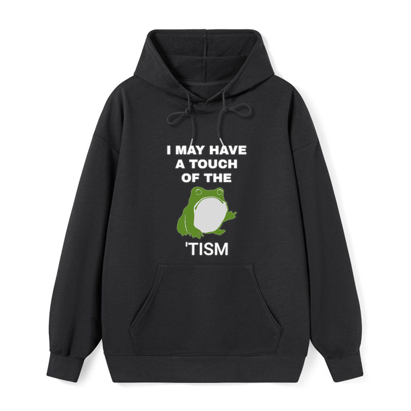 teskony Funny Frog Flipping The Bird Classic Hoodie
