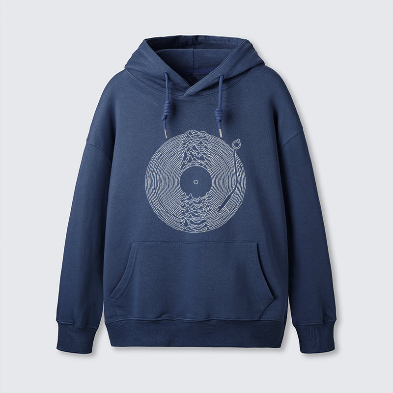 teskony Record Player Japanese Classic Hoodie