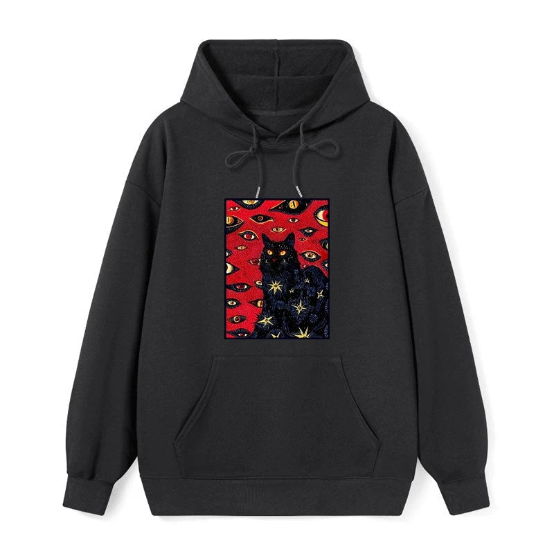 teskony Mysterious Cat Classic Hoodie