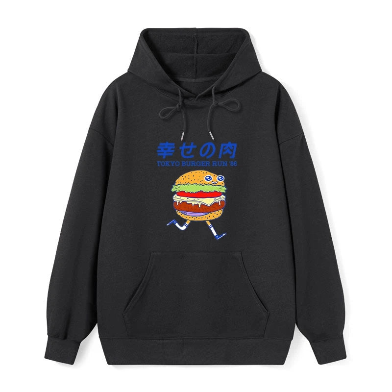 teskony Tokyo Burger Run Japanese Classic Hoodie