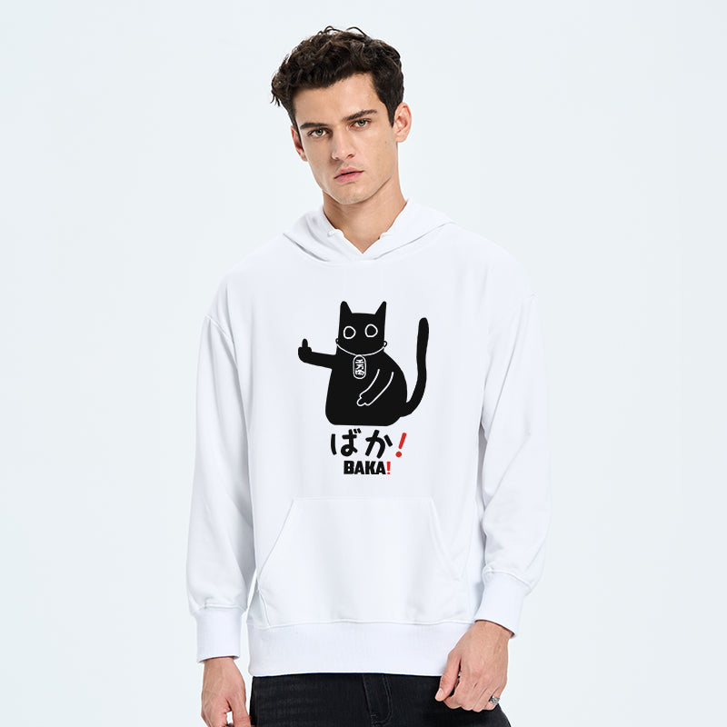 teskony Japanese Baka Cat Classic Hoodie