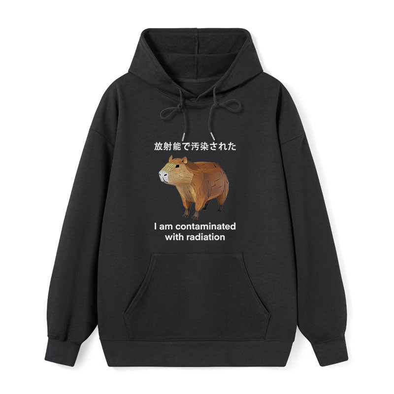 teskony Capybara Contaminated By Radiation Classic Hoodie