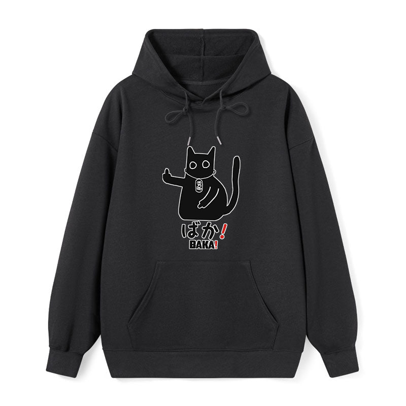 teskony Japanese Baka Cat Classic Hoodie
