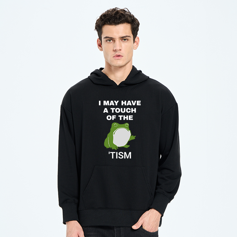 teskony Funny Frog Flipping The Bird Classic Hoodie