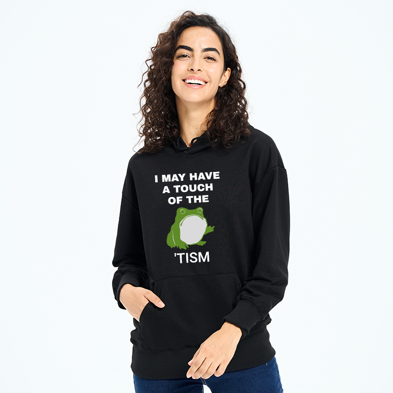 teskony Funny Frog Flipping The Bird Classic Hoodie